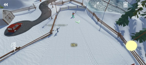 雪山滑雪大冒险2v1.0400汉化+解锁全部滑雪板+服装-爱玩